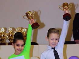 Чемпионы из школы танцев Кураж в Медведково